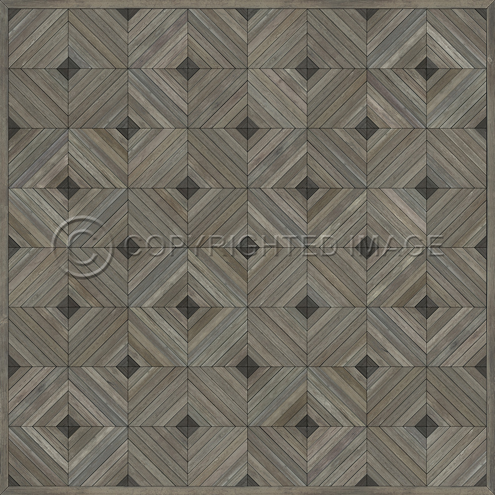 School of Thought Bright Idea - vinyl floor cloth sizes 60x60, 72x72
