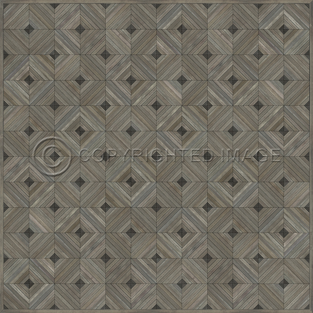School of Thought Bright Idea - vinyl floor cloth sizes, 96x96, 120x120