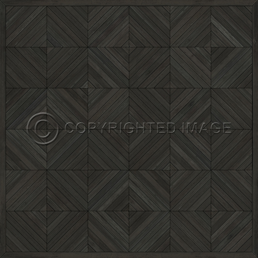 School of Thought Hold That Thought - vinyl floor cloth sizes 36x36, 48x48