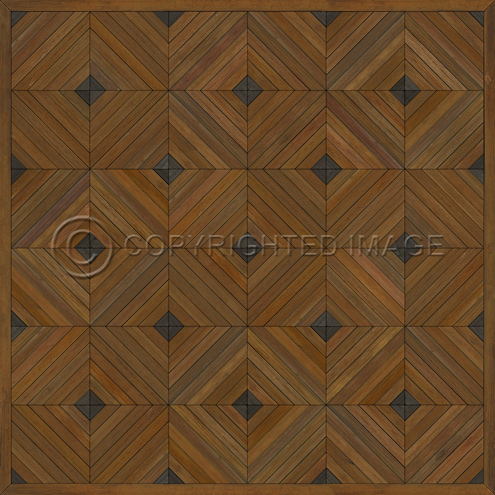 School of Thought So Many Books - vinyl floor cloth sizes 36x36, 48x48