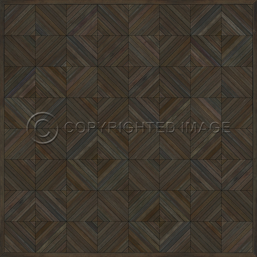 School of Thought So to Speak - vinyl floor cloth sizes 60x60, 72x72