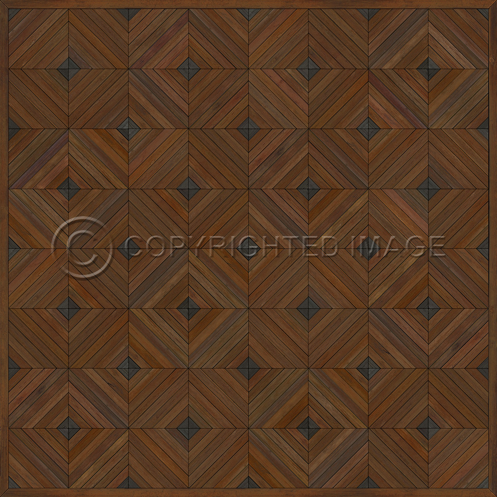 School of Thought The Master of My Fate - vinyl floor cloth sizes 36x36, 48x48