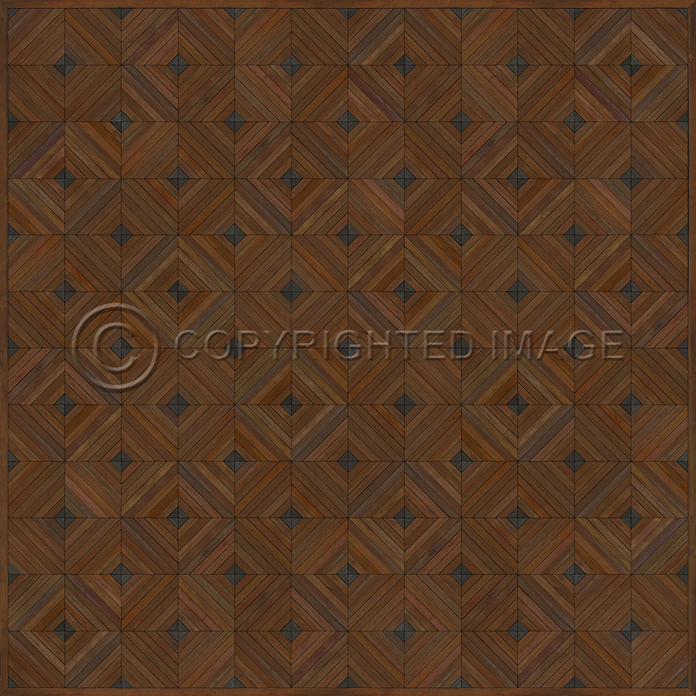 School of Thought The Master of My Fate - vinyl floor cloth sizes 96x96, 120x120