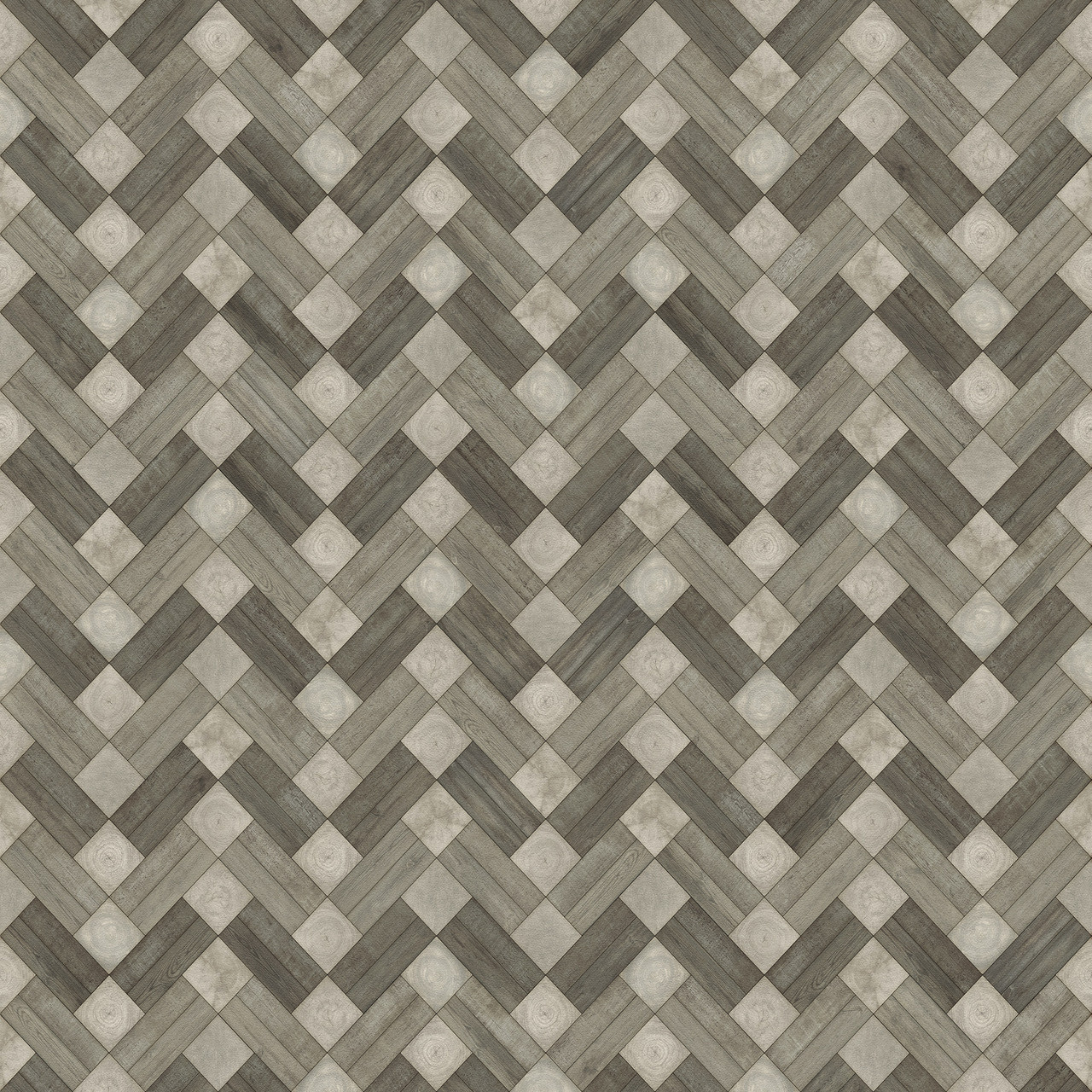 Woodson Voysey - vinyl floor cloth size 84x84