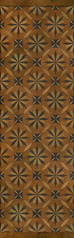 Roycrofter Art and Life - vinyl floor cloth sizes 24x77. 30x96, 26x83, 36x115