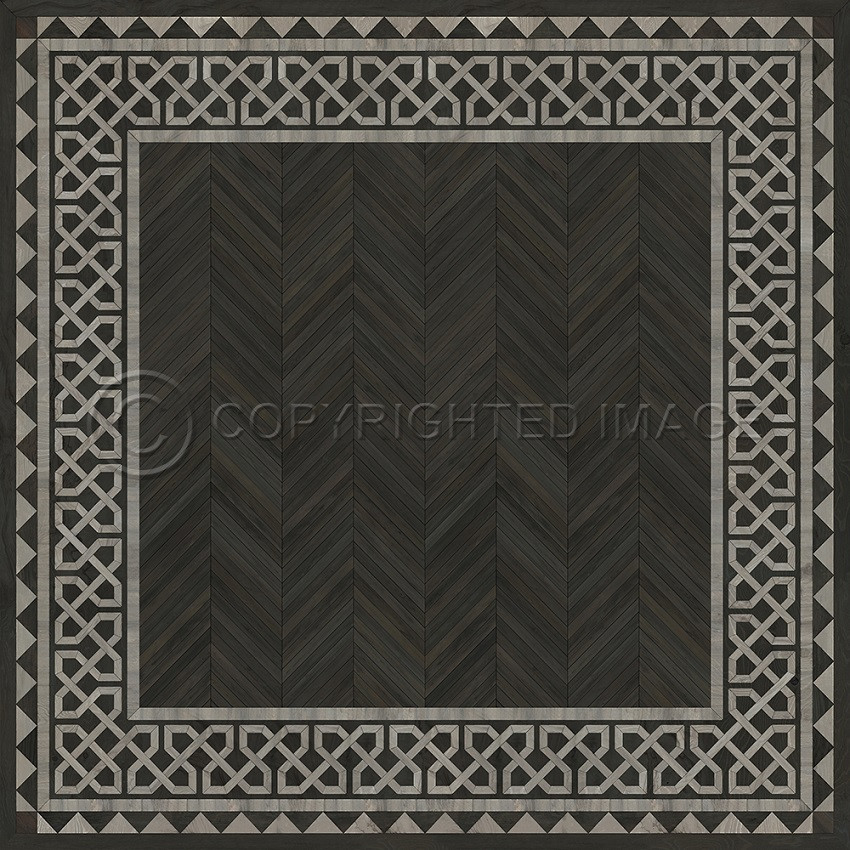 University Duke - vinyl floor cloth sizes 84x84, 96x96, 120x120