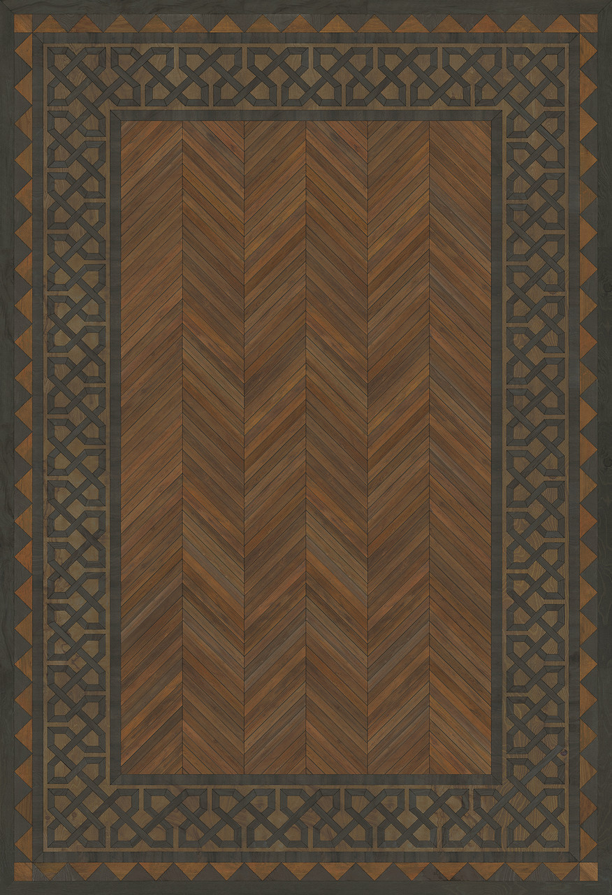 University Wharton - vinyl floor cloth sizes 52x76, 70x102