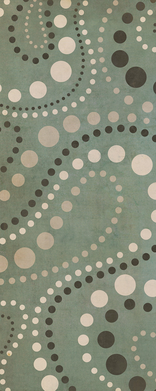 Classic Pattern 12 Hocus Pocus - vinyl floor cloth sizes 30x75, 36x90