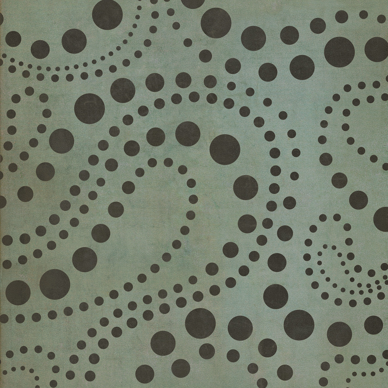 Classic Pattern 12 Molecular Madness - vinyl floor cloth all square sizes