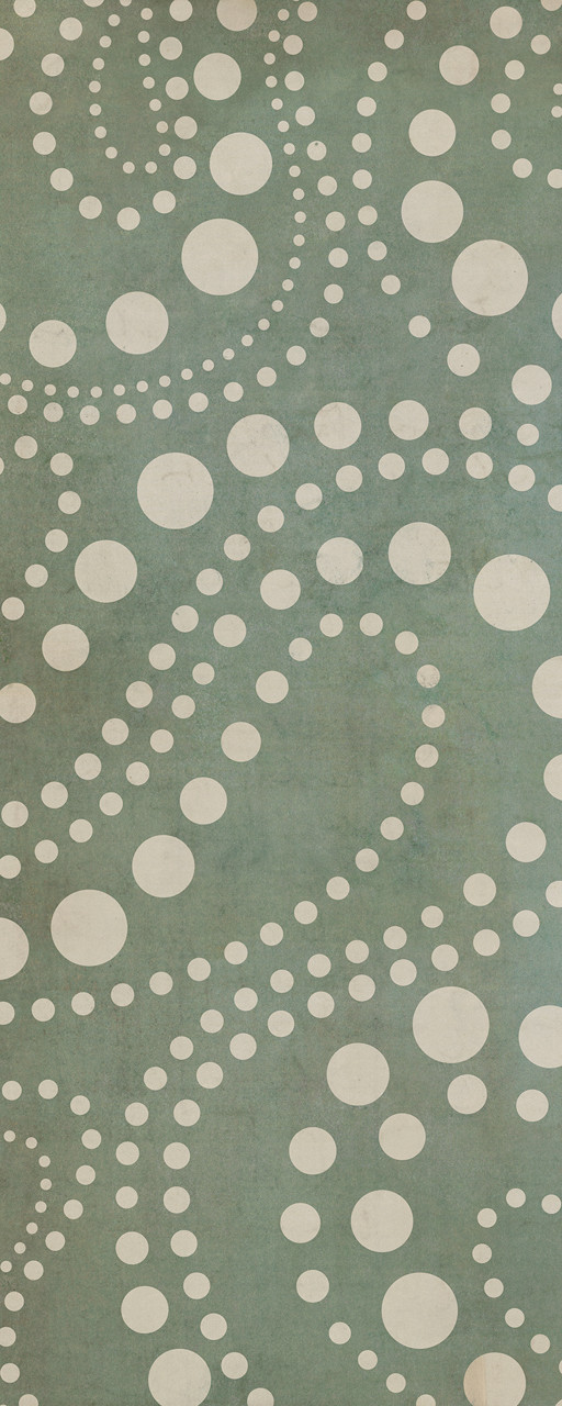 Pattern 12 Out of the Blue - vinyl floor cloth sizes 30x75, 36x90