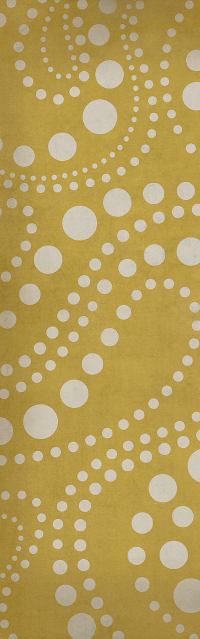 Classic Pattern 12 Rise and Shine - vinyl floor cloth sizes 24x77, 30x96, 26x83, 36x115