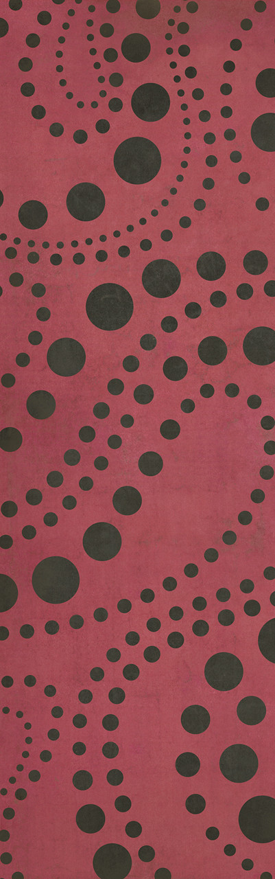 Classic Pattern 12 Serendipity - vinyl floor cloth sizes 24x77, 30x96, 26x83, 36x115