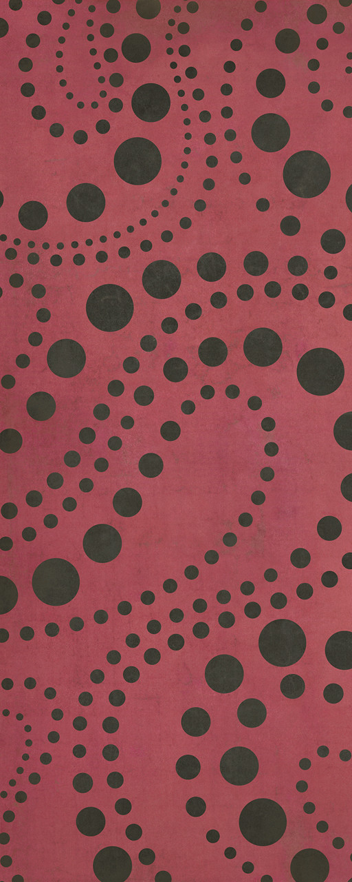 Classic Pattern 12 Serendipity - vinyl floor cloth sizes 30x75, 36x90