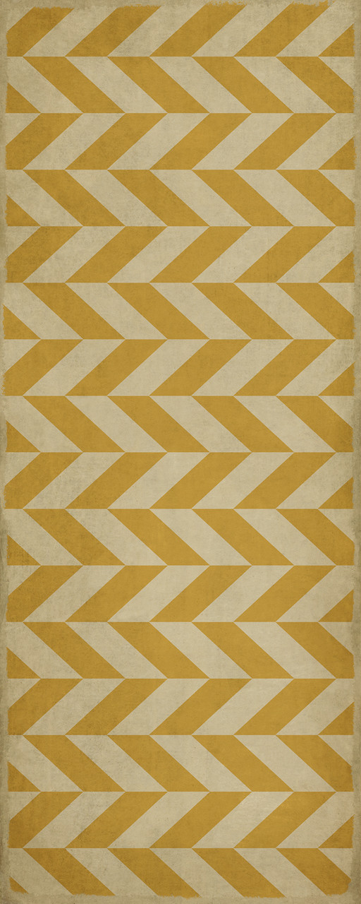 Classic Pattern  6 Apollo - vinyl floor cloth sizes 30x75, 36x90