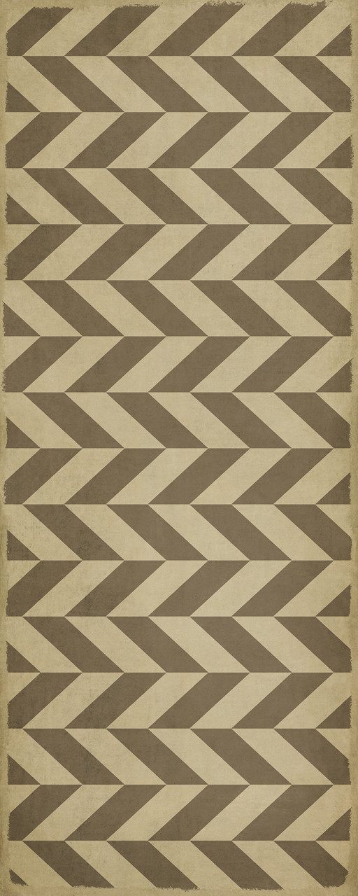 Classic Pattern  6 Mercurius - vinyl floor cloth sizes 30x75, 36x90