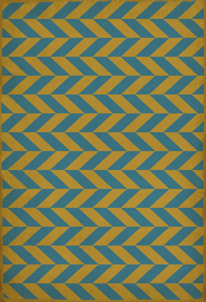 Classic Pattern  6 Neptunus - vinyl floor cloth sizes 52x76, 72x102