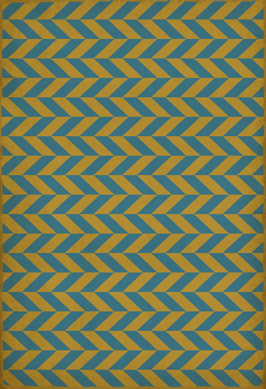 Classic Pattern  6 Neptunus - vinyl floor cloth sizes 96x140, 120x175