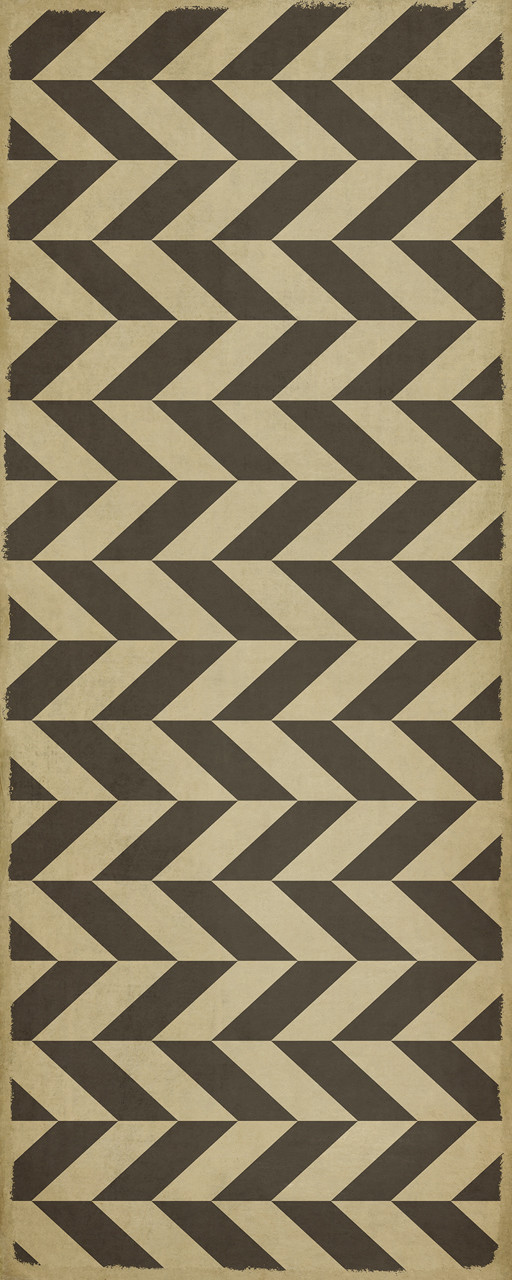 Pattern 6 Vulcan - vinyl floor cloth sizes 30x75, 36x90
