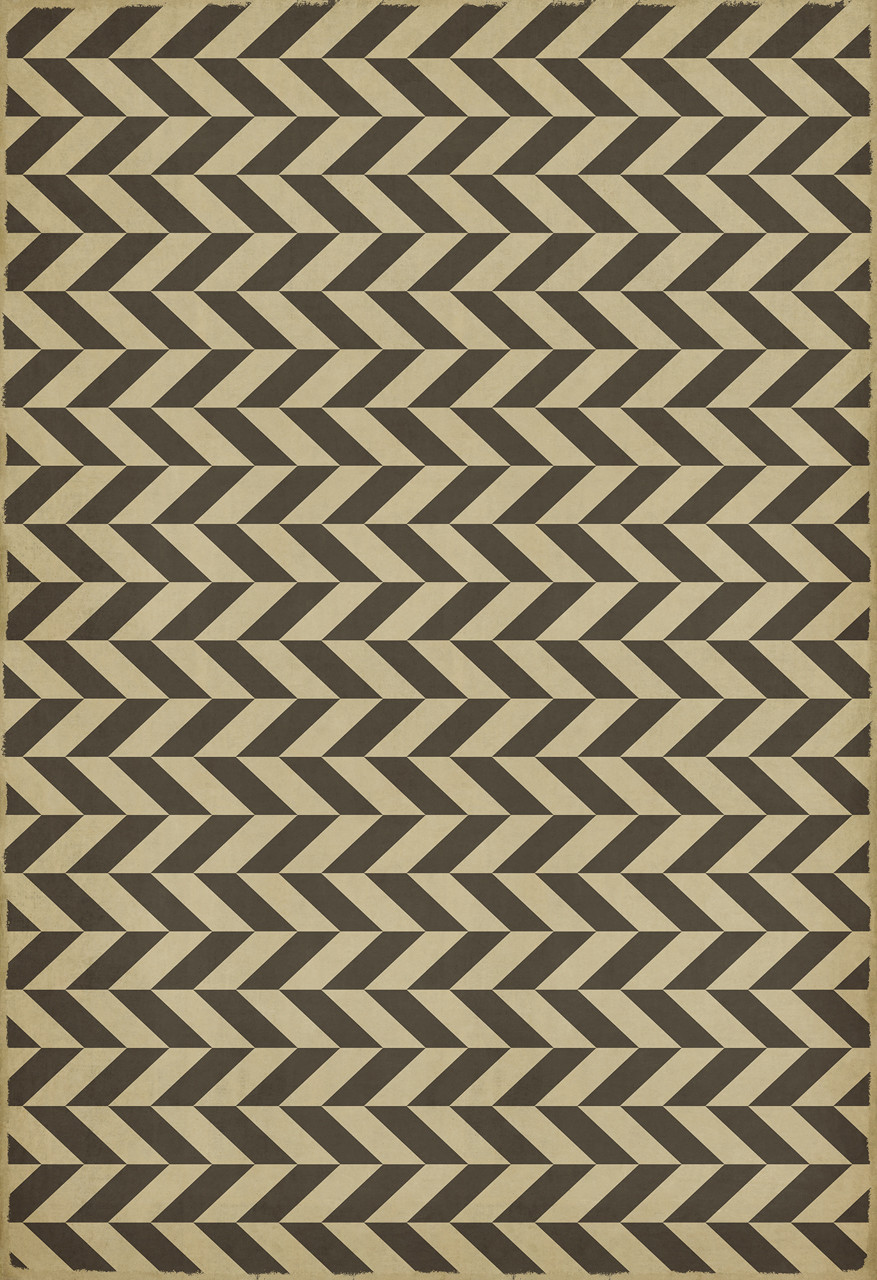 Classic Pattern 6 Vulcan - vinyl floor cloth sizes 96x140, 120x175