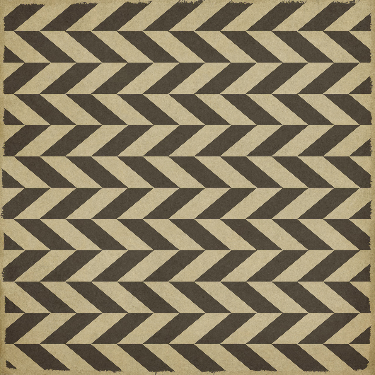 Classic Pattern 6 Vulcan - vinyl floor cloth sizes 60x60, 72x72