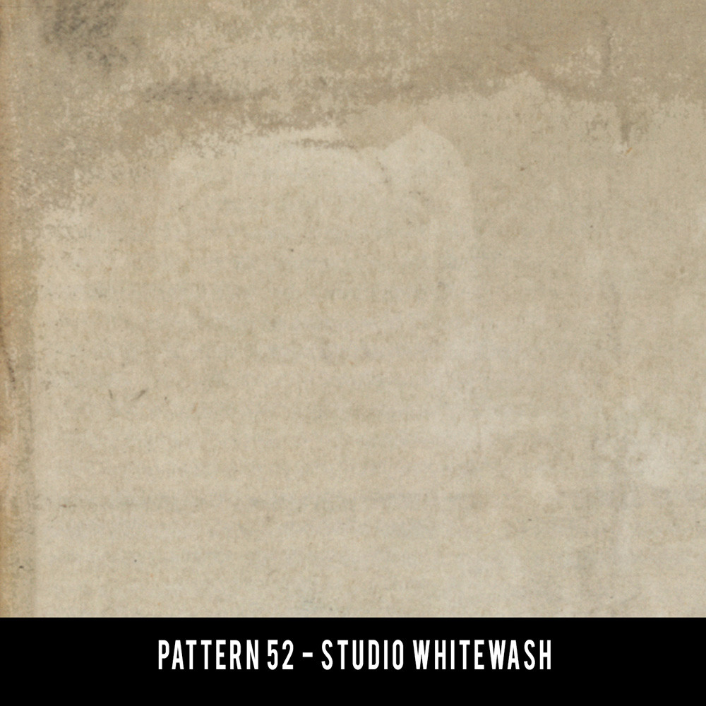 Pattern 52 Whitewash - vinyl floor cloth  swatch sample