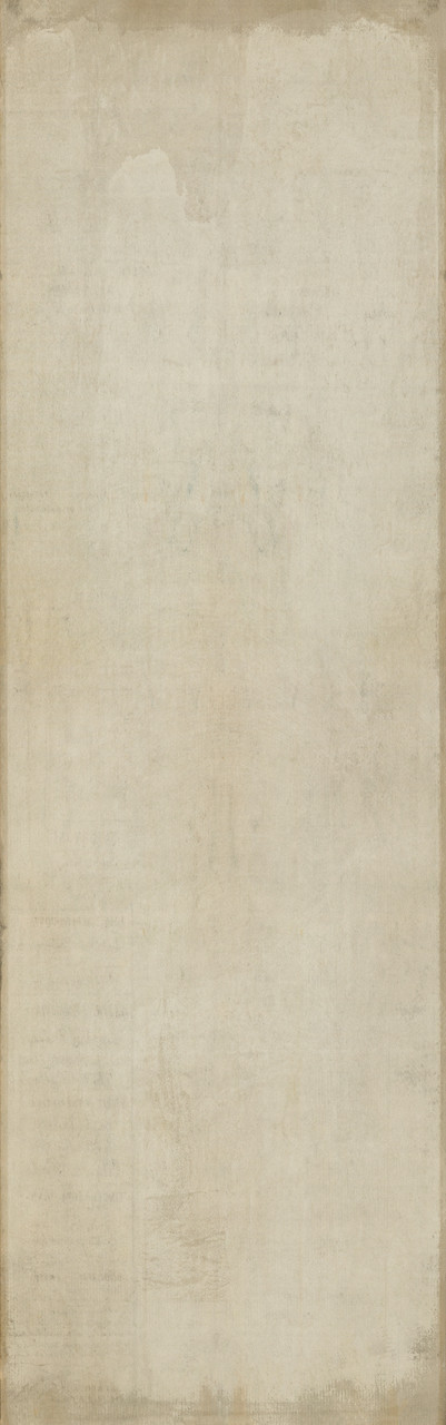 Pattern 52 Whitewash - vinyl floor cloth  sizes 26x83, 36x115