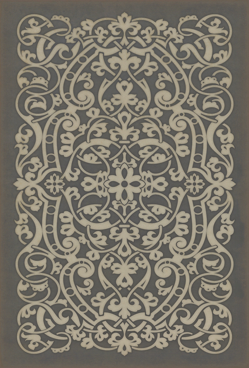 Pattern 77 Chopin - vinyl floor cloth rectangle sizes