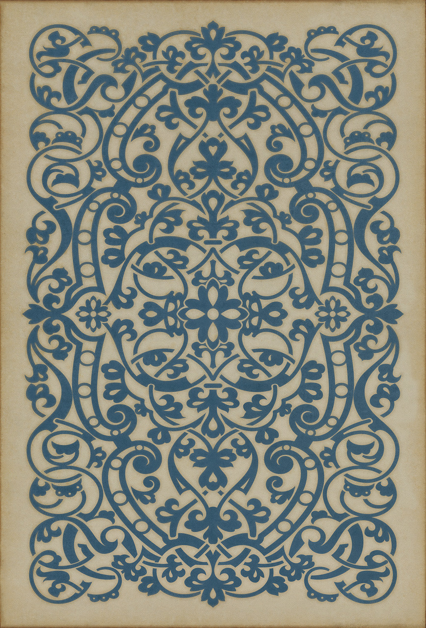 Pattern 77 Tchaikovsky - vinyl floor cloth rectangle sizes