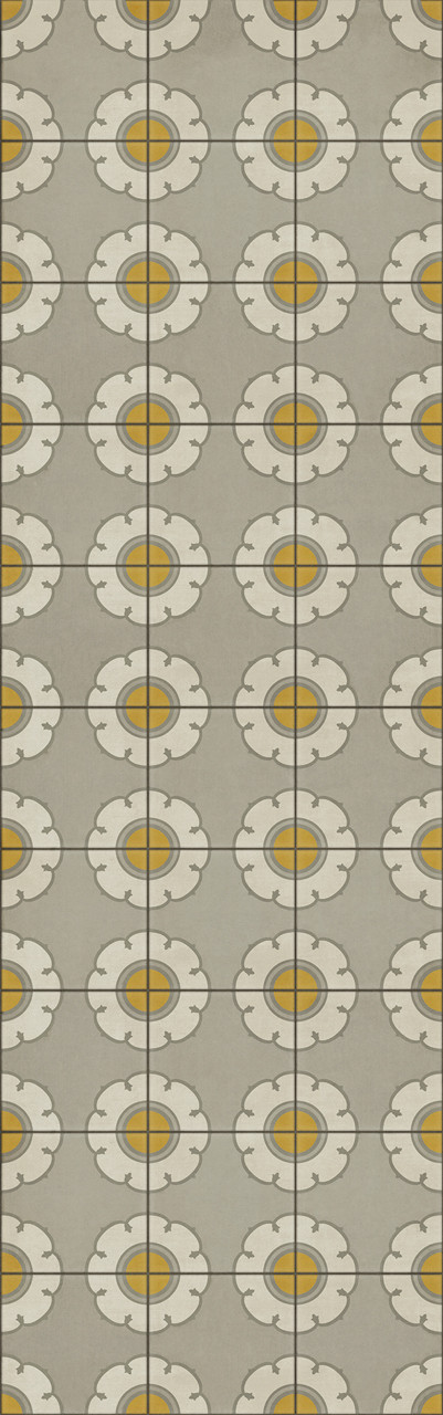Pattern 78 Be Bop a Lula - vinyl floor cloth sizes 24x77, 30x96, 26x83, 36x115