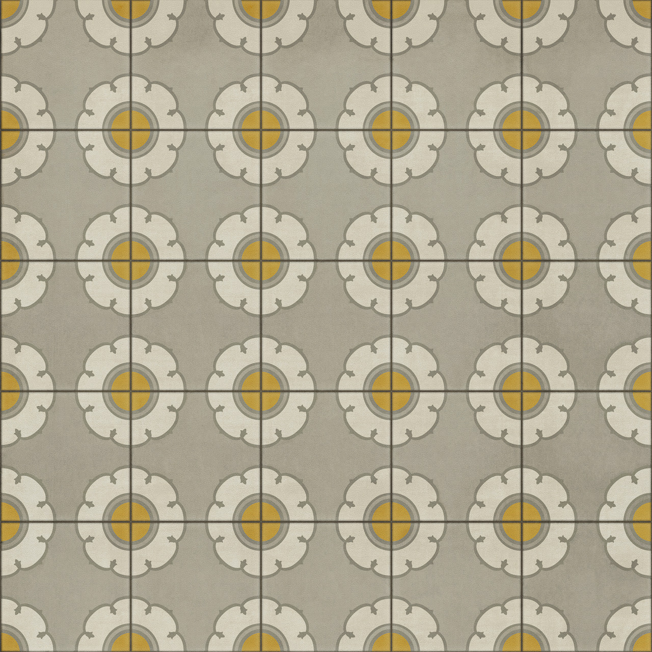 Pattern 78 Be Bop a Lula - vinyl floor cloth sizes 60x60, 72x72