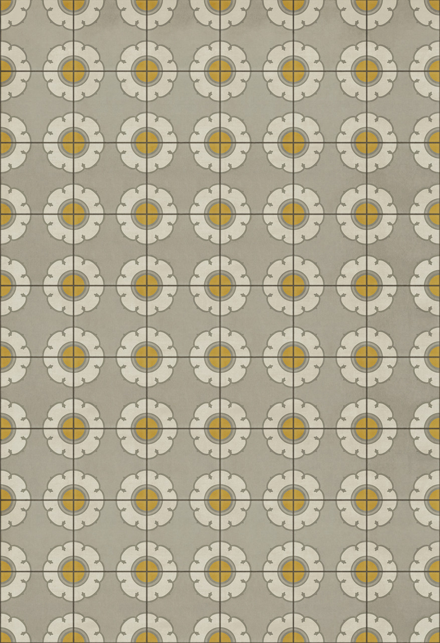 Pattern 78 Be Bop a Lula - vinyl floor cloth sizes 84x120, 96x140, 120x175