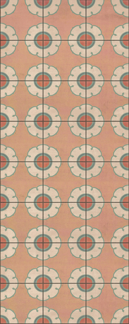 Pattern 78 Wake up Little Susie - vinyl floor cloth sizes 30x75, 36x90