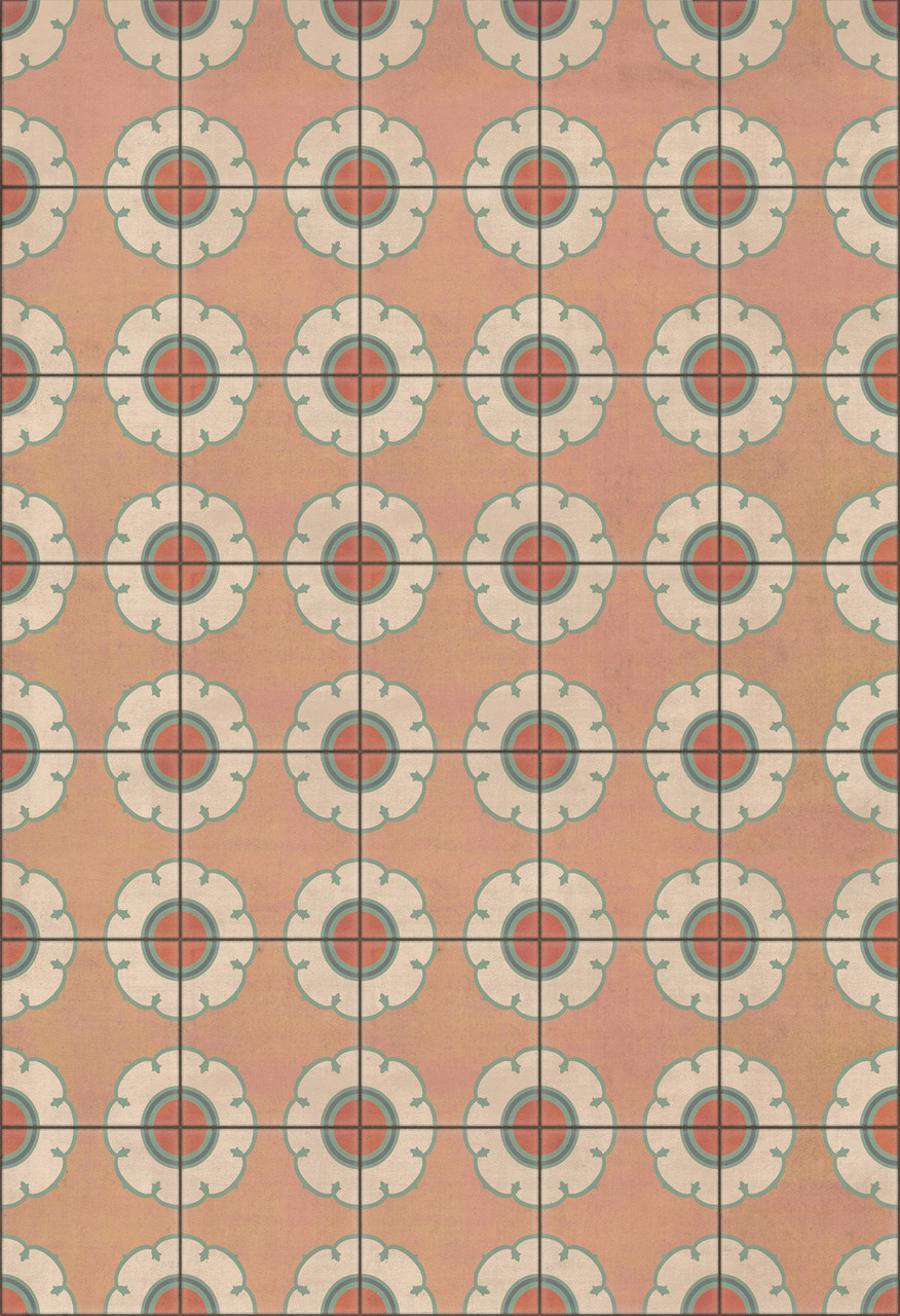 Pattern 78 Wake up Little Susie - vinyl floor cloth sizes 52x76, 70x102