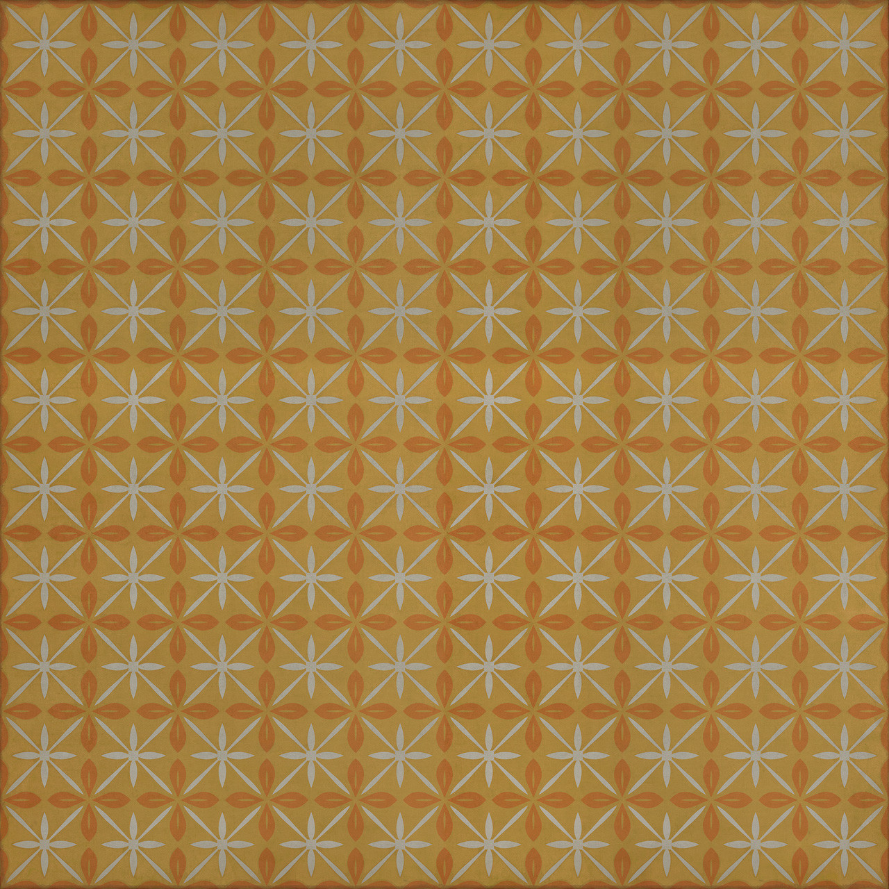 Pattern 81 Earlybird Special - vinyl floor cloth sizes 84x84, 96x96, 120x120