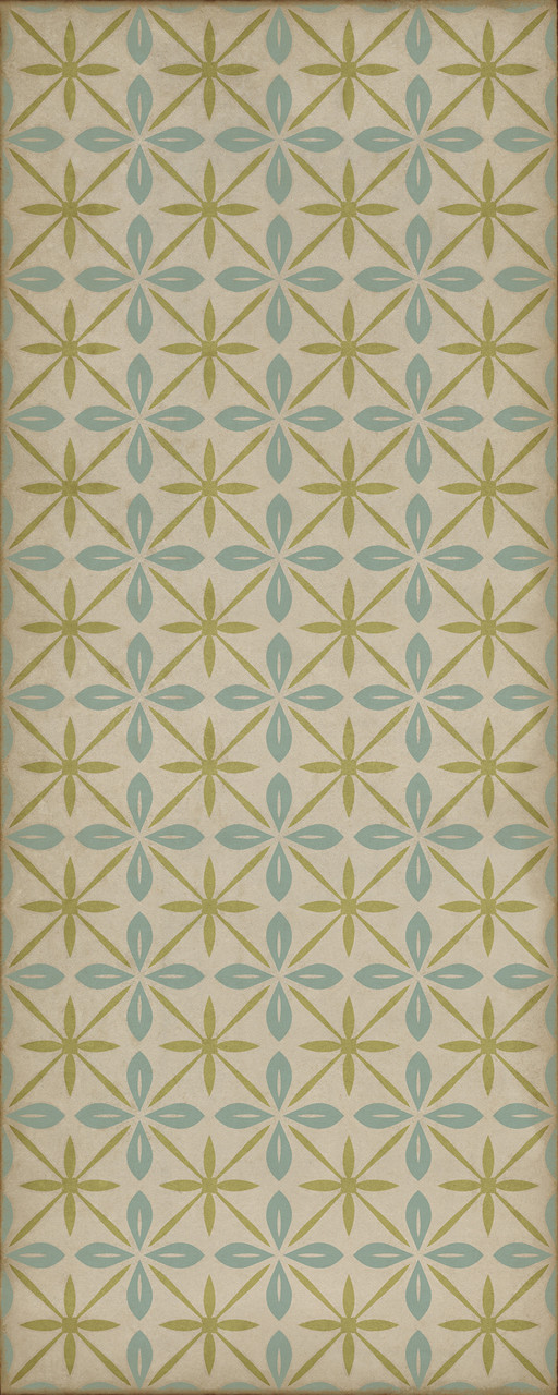 Pattern 81 Mom's Kitchen - vinyl floor cloth sizes 30x75, 36x90