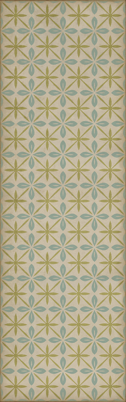 Pattern 81 Mom's Kitchen - vinyl floor cloth sizes 26x83, 36x115