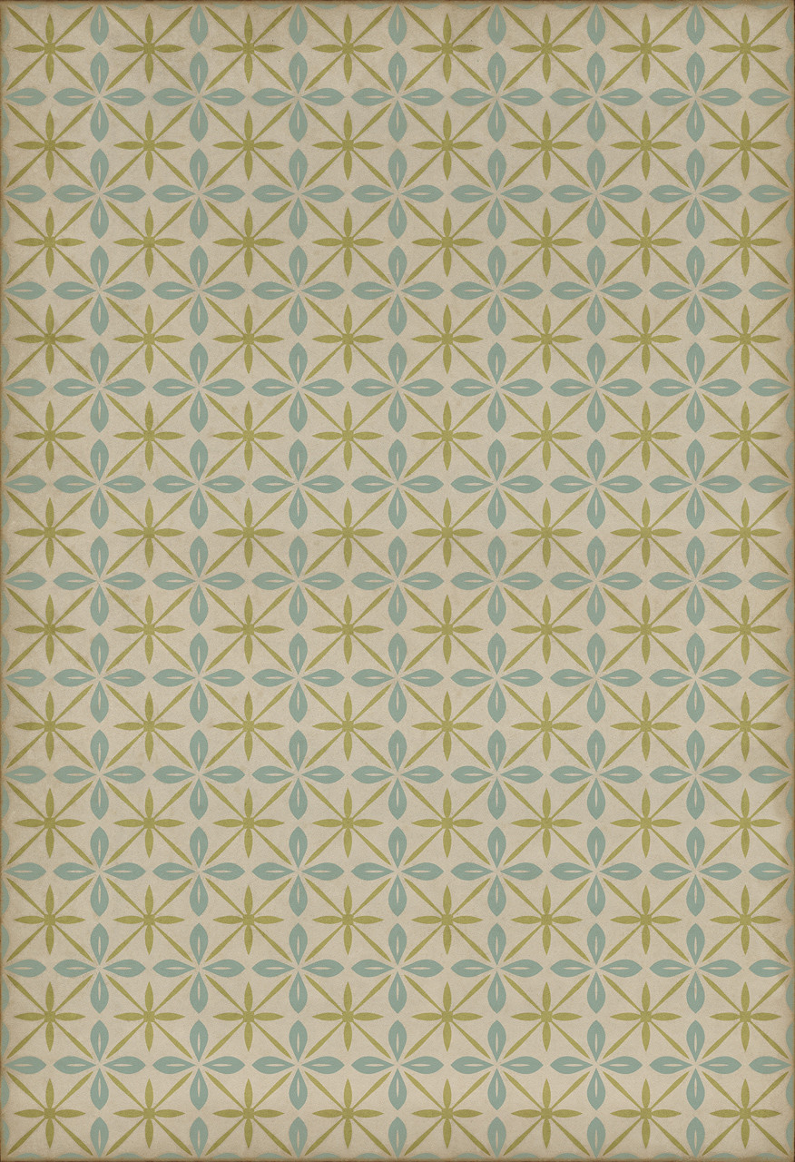 Pattern 81 Mom's Kitchen - vinyl floor cloth sizes  52x76, 70x102