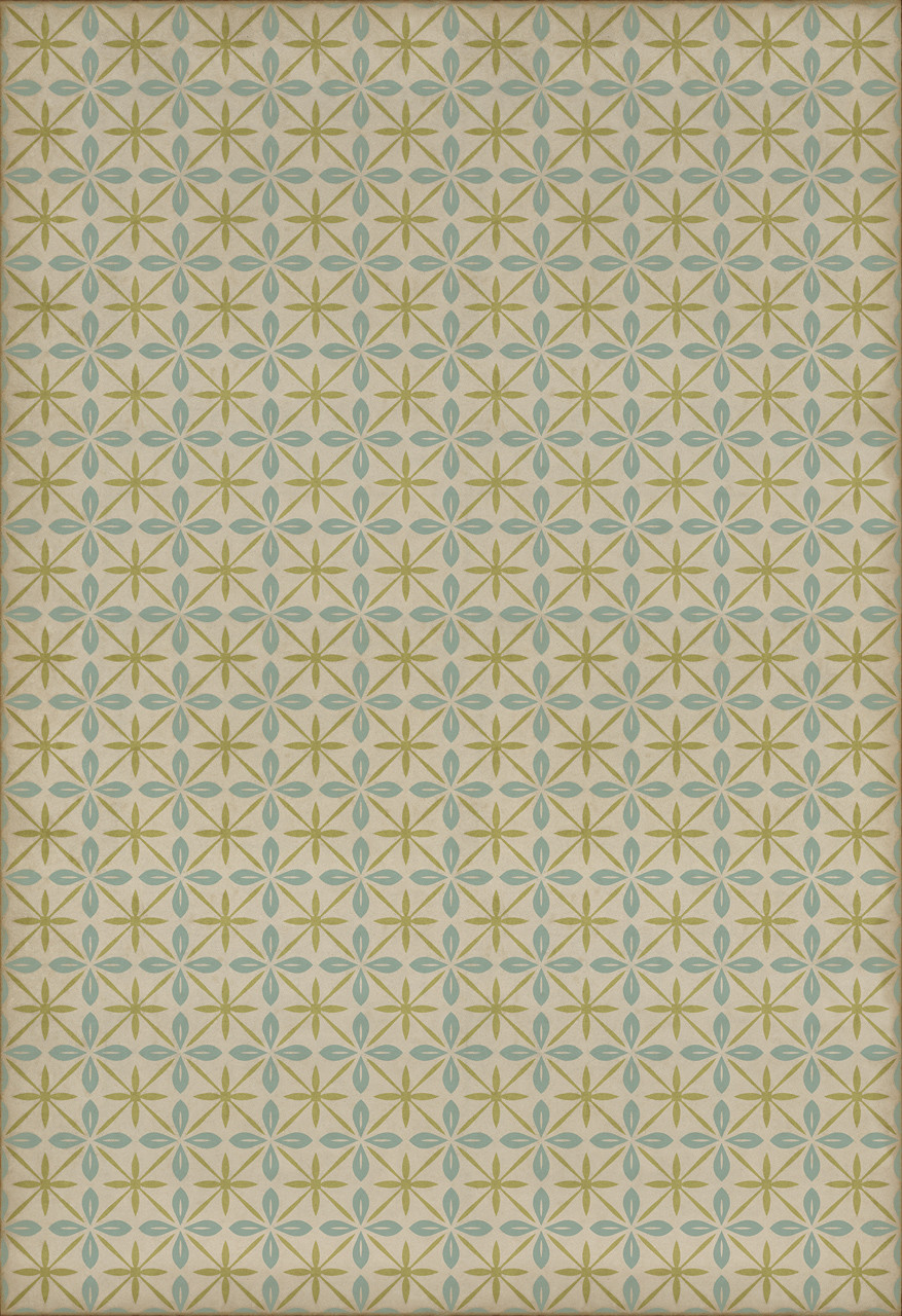 Pattern 81 Mom's Kitchen - vinyl floor cloth sizes 96x140, 120x175