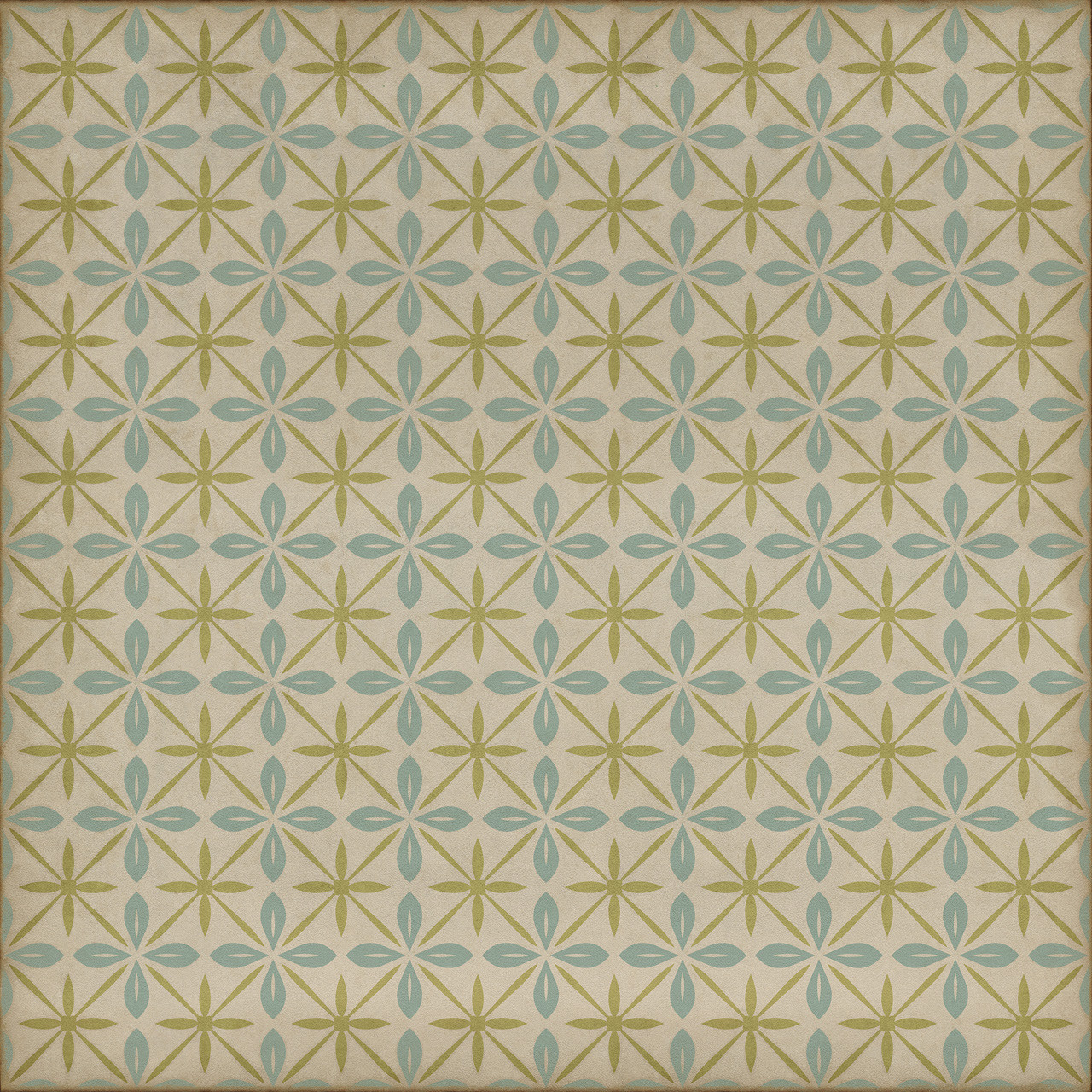 Pattern 81 Mom's Kitchen - vinyl floor cloth sizes 60x60, 72x72