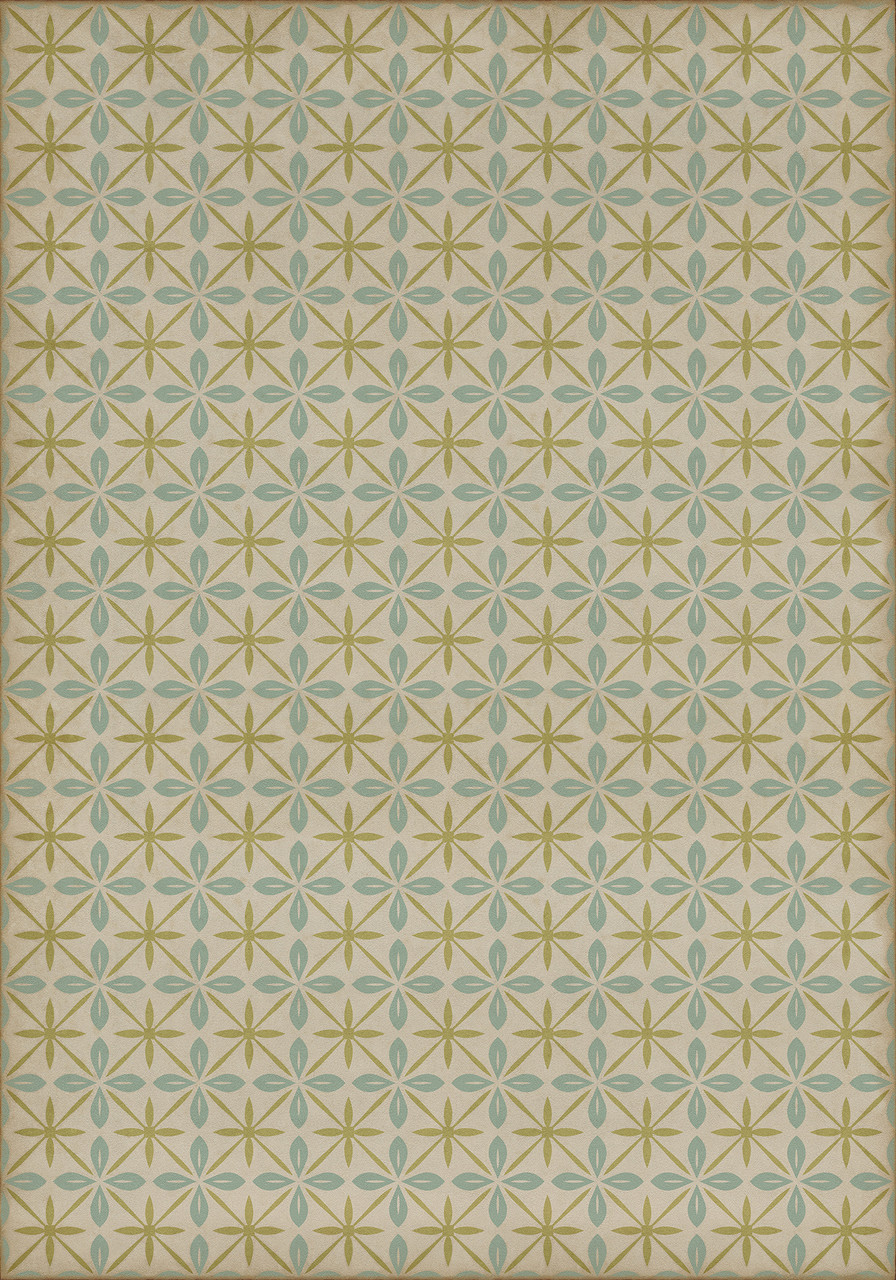 Pattern 81 Mom's Kitchen - vinyl floor cloth size 84x120