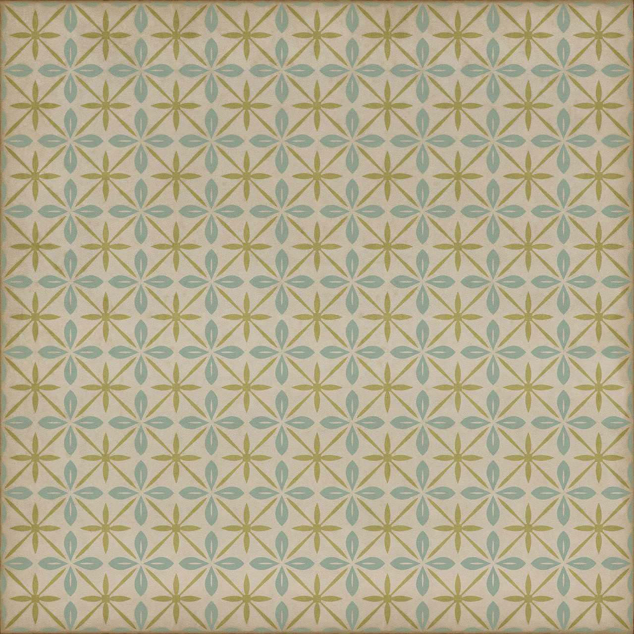 Pattern 81 Mom's Kitchen - vinyl floor cloth size 84x84