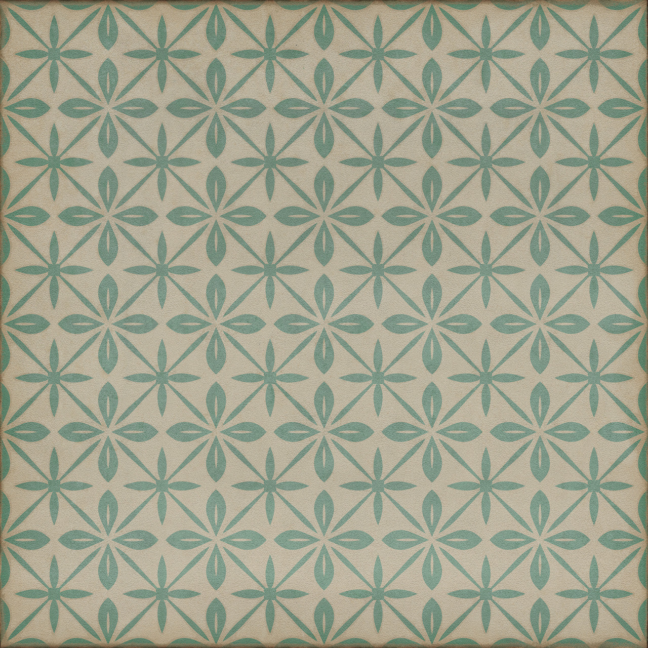 Pattern 81 The Bluebird Cafe - vinyl floor cloth sizes 36x36, 48x48
