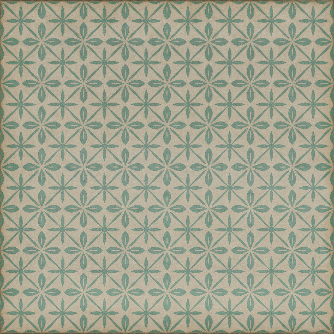 Pattern 81 The Bluebird Cafe - vinyl floor cloth sizes 60x60, 72x72
