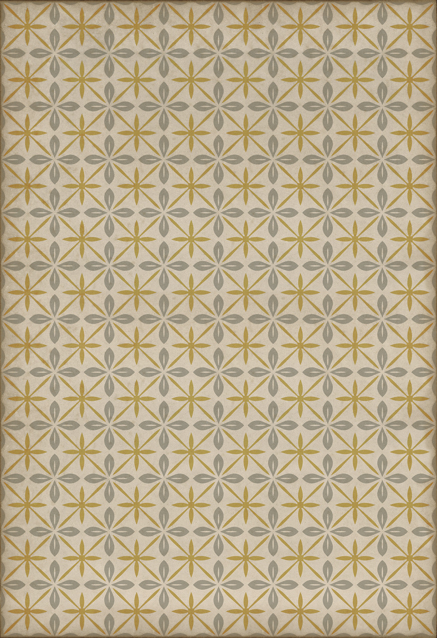 Pattern 81 The Breakfast Club - vinyl floor cloth sizes 52x76, 70x102