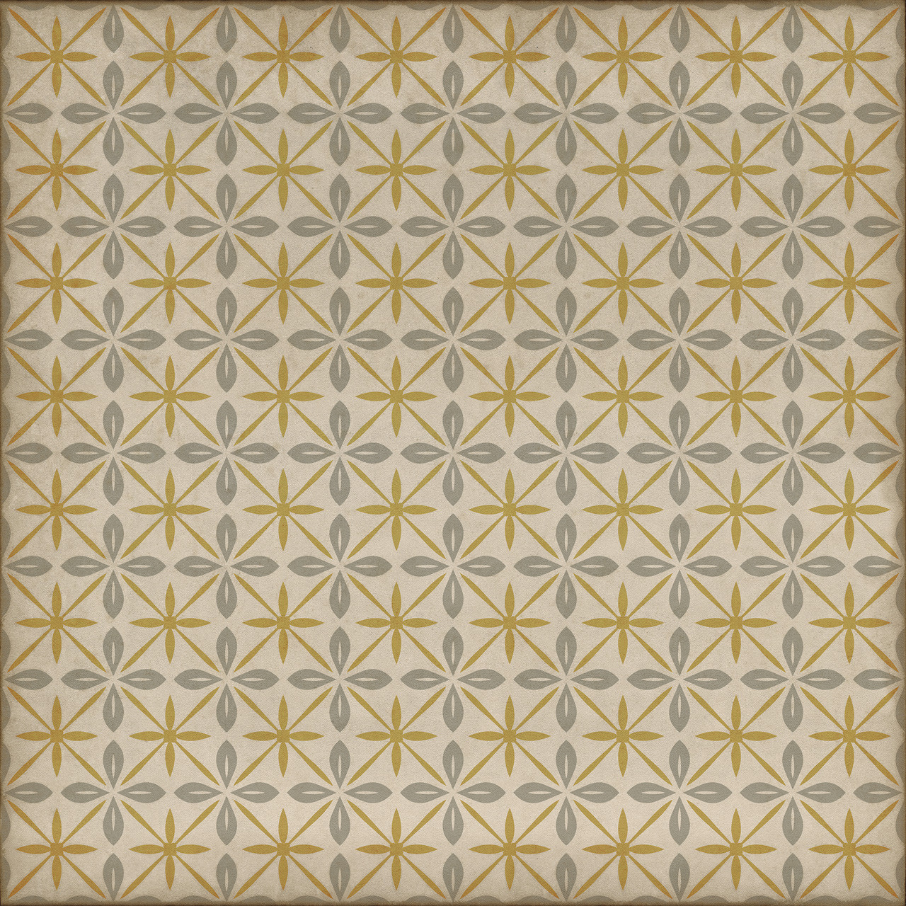 Pattern 81 The Breakfast Club - vinyl floor cloth sizes 60x60, 72x72