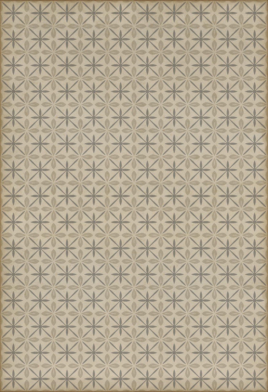 Pattern 81 The Carhop - vinyl floor cloth sizes 96x140, 120x175