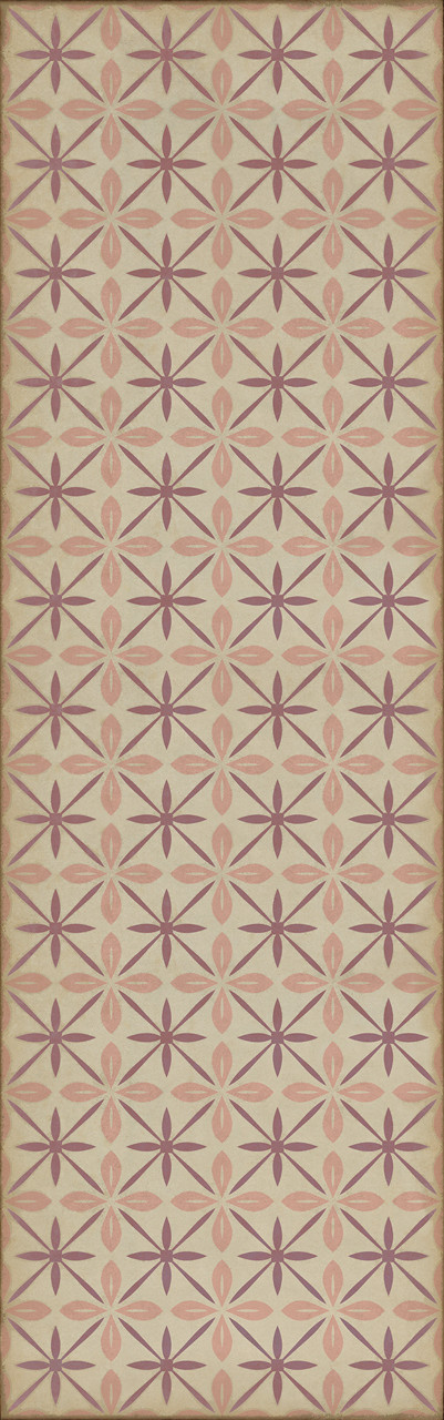 Pattern 81 The Confectioner - vinyl floor cloth sizes 26x83, 36x115