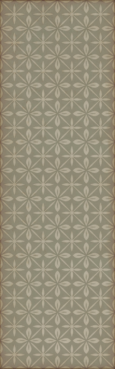 Pattern 81 The Lunchbox - vinyl floor cloth sizes 24x77, 30x96, 26x83, 36x115