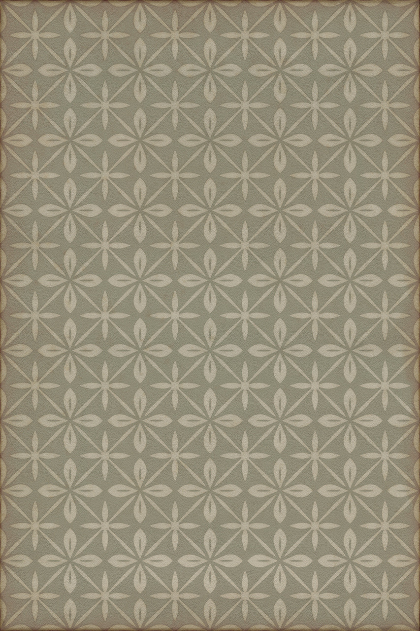 Pattern 81 The Lunchbox - vinyl floor cloth sizes 20x30, 24x36, 30x44, 38x56