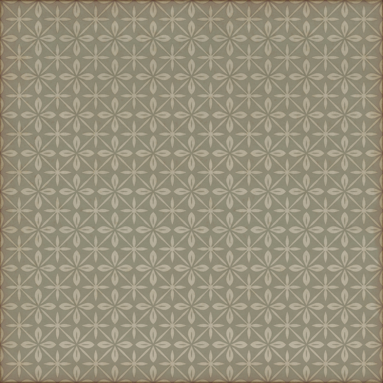 Pattern 81 The Lunchbox - vinyl floor cloth sizes 84x84, 96x96, 120x120